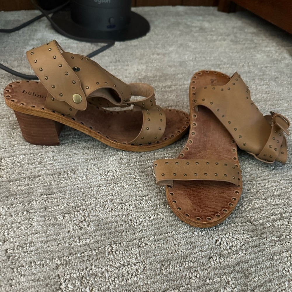 Bohme Brown Studded Sandals